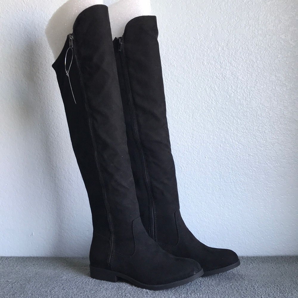 Style & Co Hadley Over-the-Knee Black Boots